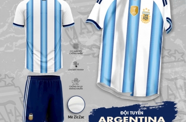 Áo đội tuyển Argentina sân nhà 2026