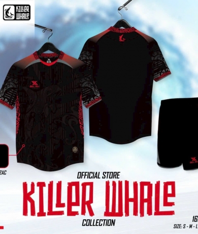 Áo không logo KILLER WHALE đen