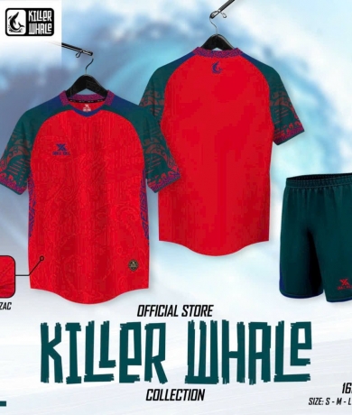 Áo không logo KILLER WHALE đỏ