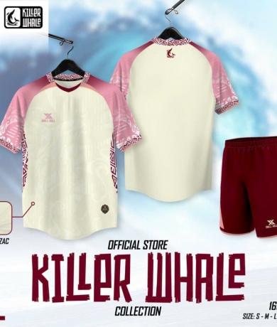 Áo không logo KILLER WHALE kem