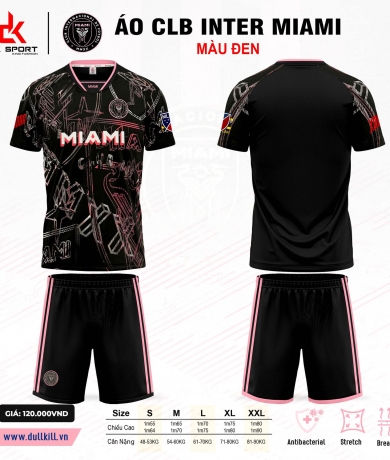 Áo CLB Inter Miami đen